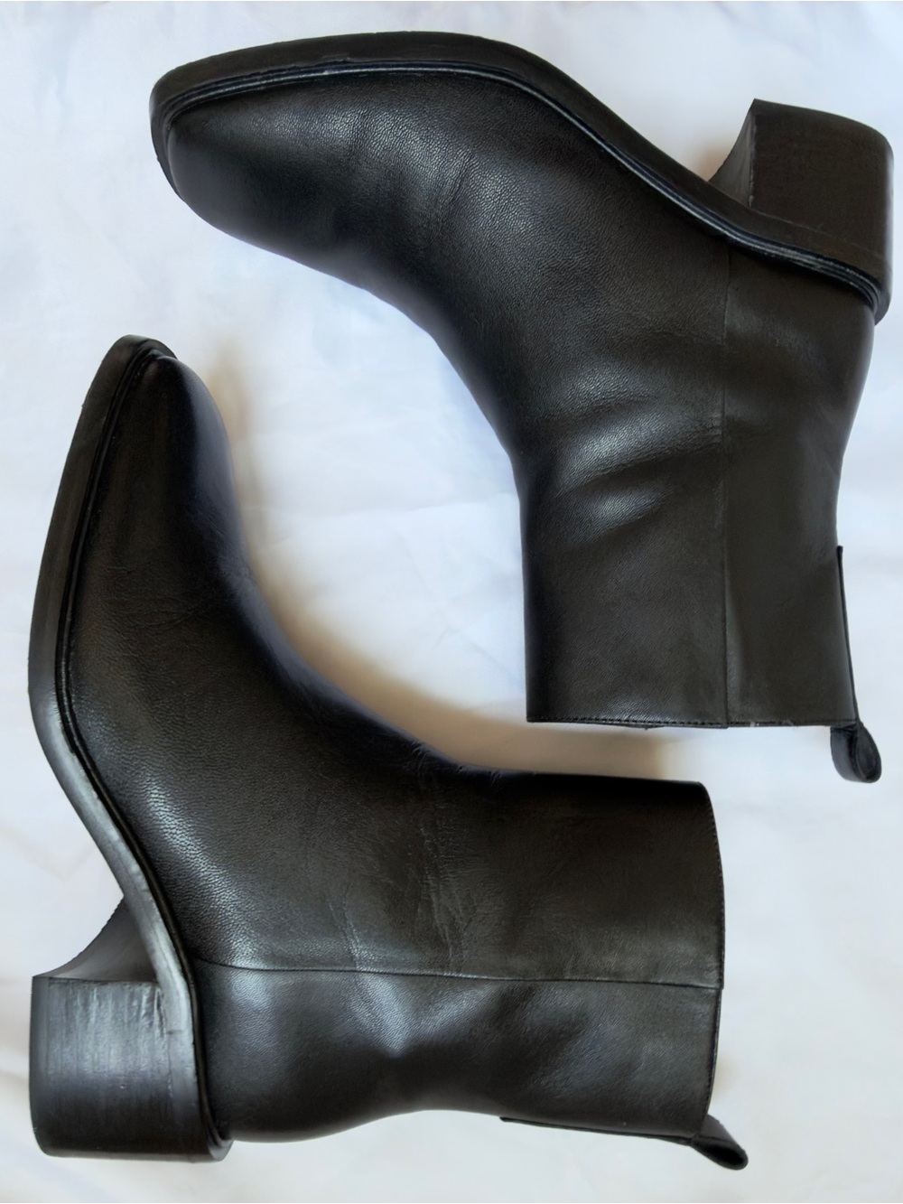 Everlane The City Boot Black Leather Women’s Size 8 - Picture 4 of 12